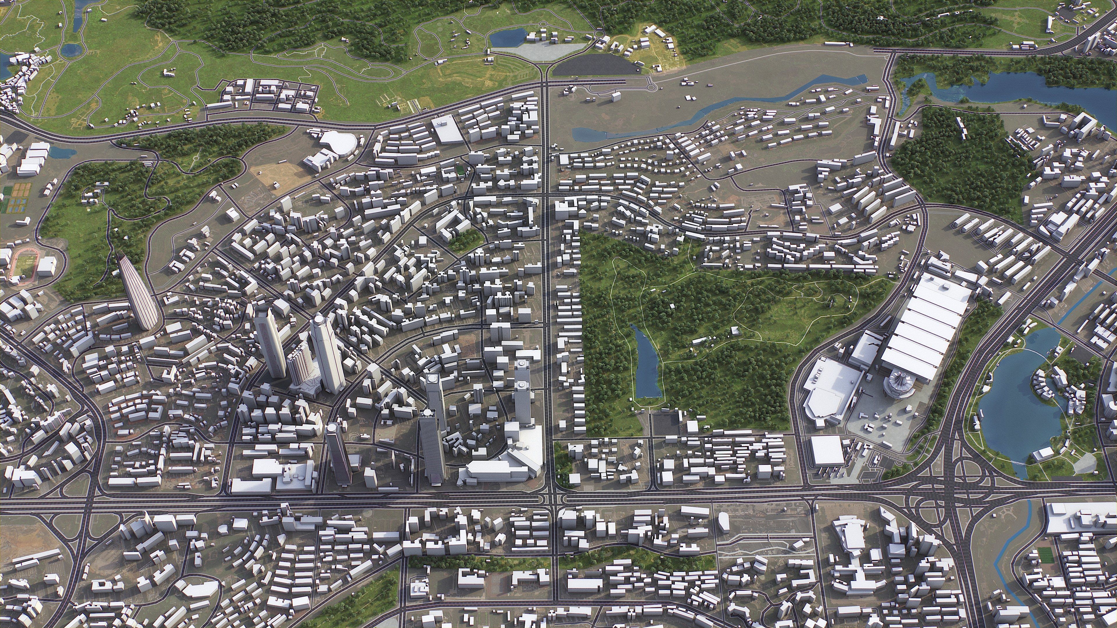 Nanning - Topography Terrain 3D Model 3D Model Collection_18