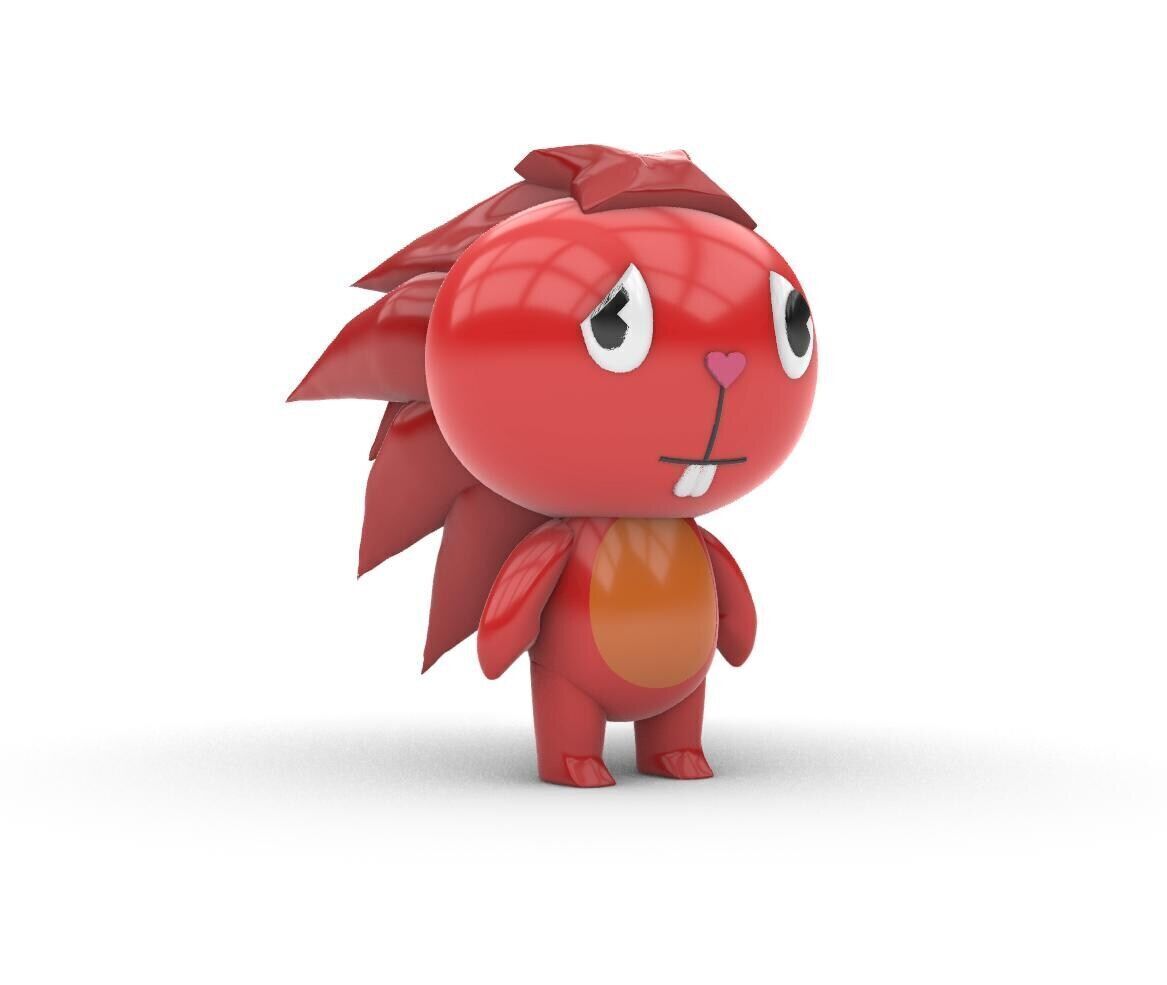 Happy Tree Friends Flaky 3D Model STL File 3D print model_5