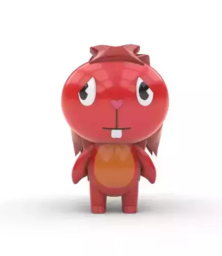 Happy Tree Friends Flaky 3D Model STL File 3D print model