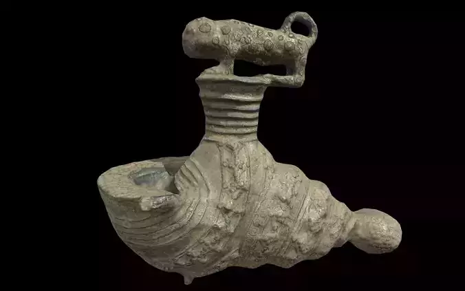 Shell Vessel with Leopard from Igbo-Ukwu