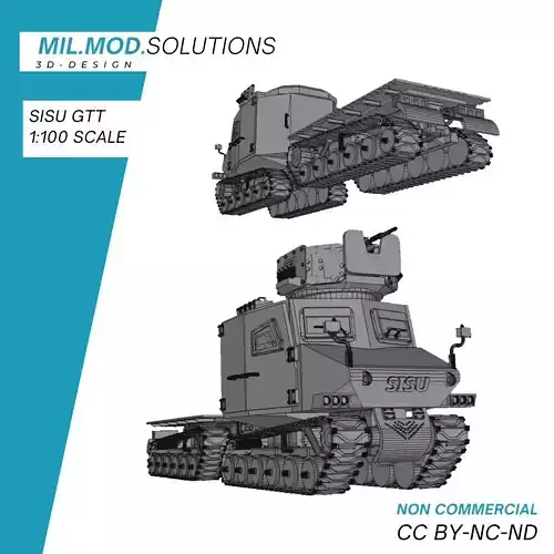 SISU GTT 3D print model