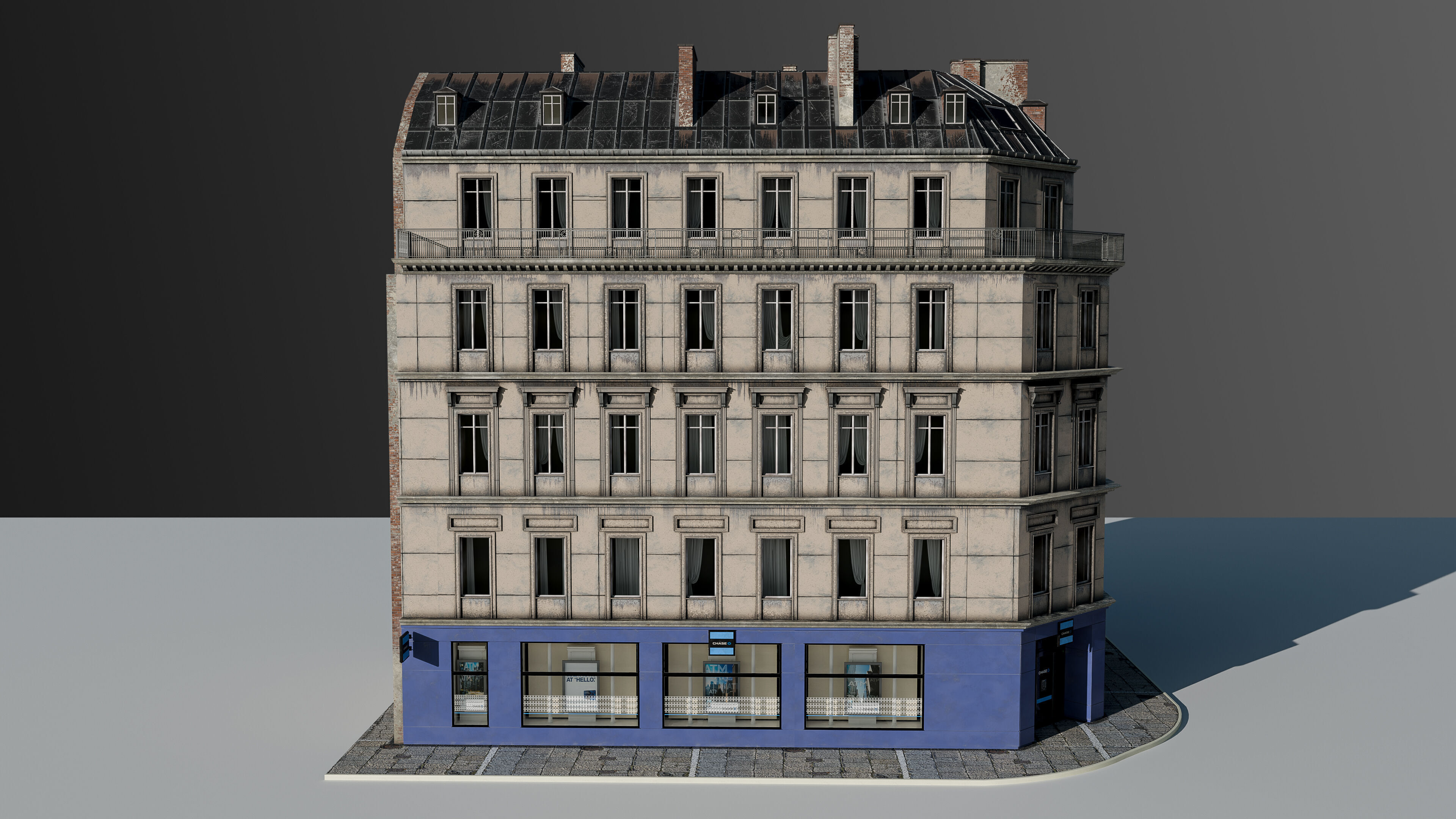 European Commercial Bank 3D model_19