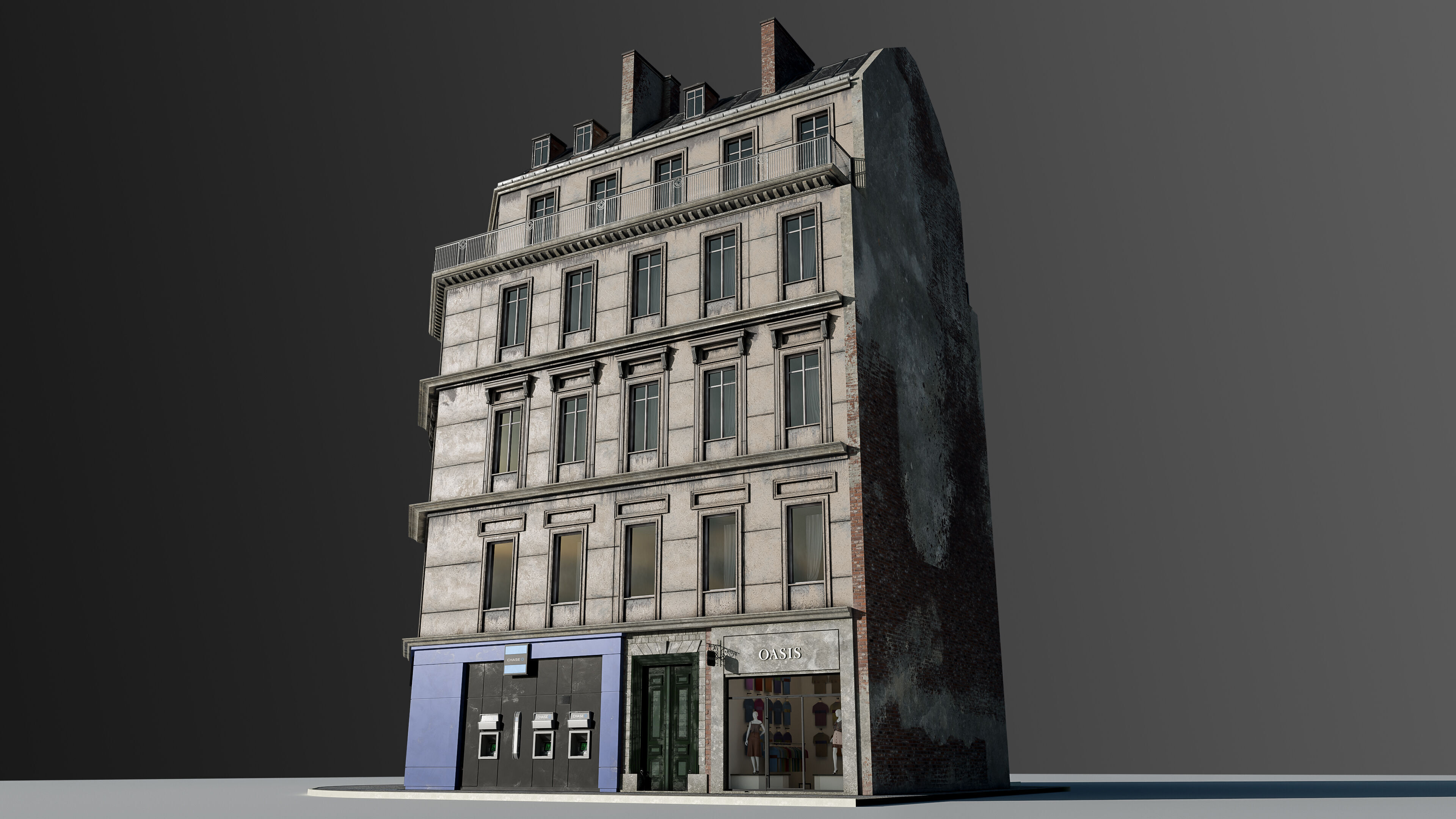 European Commercial Bank 3D model_2