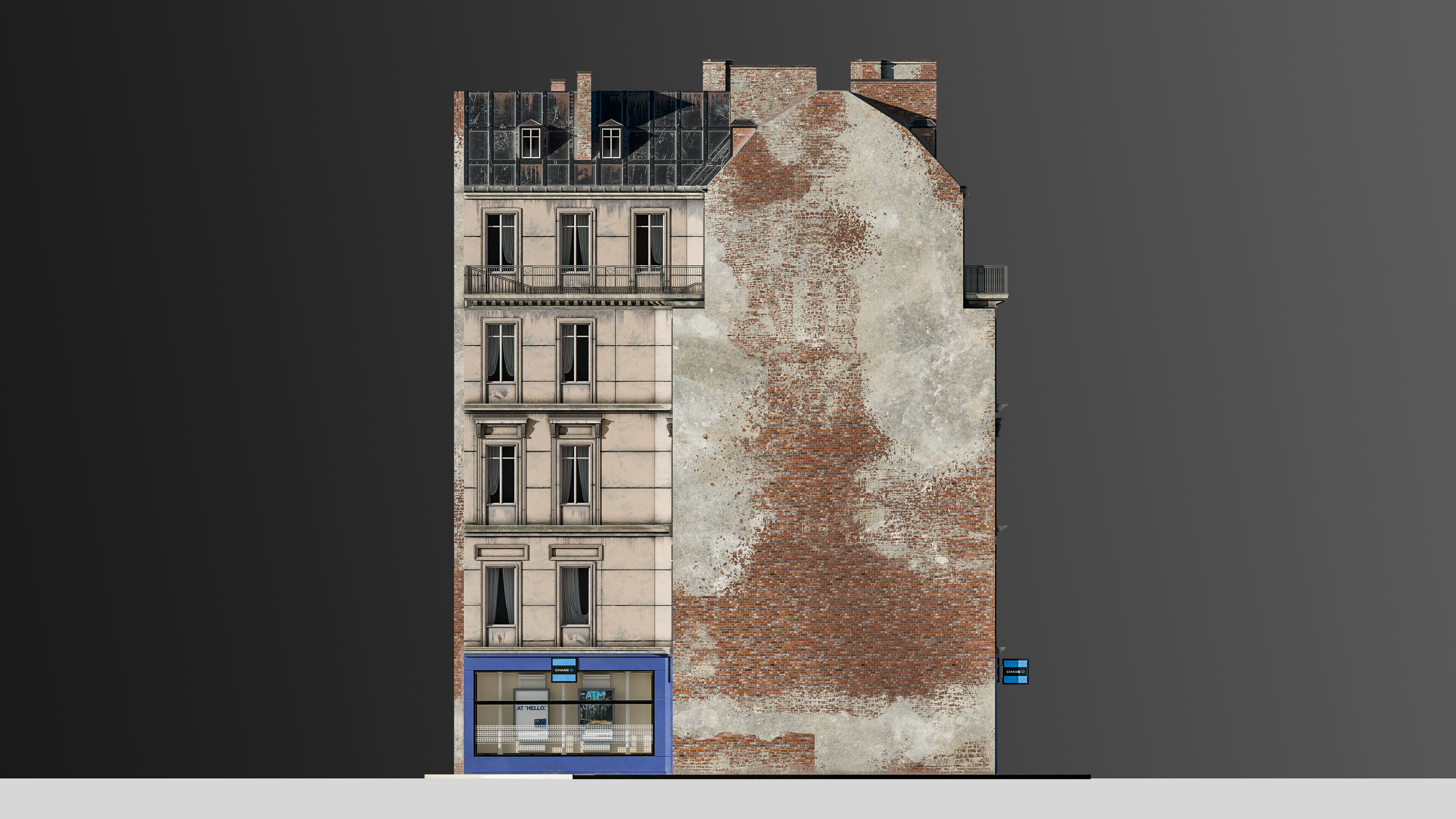 European Commercial Bank 3D model_27