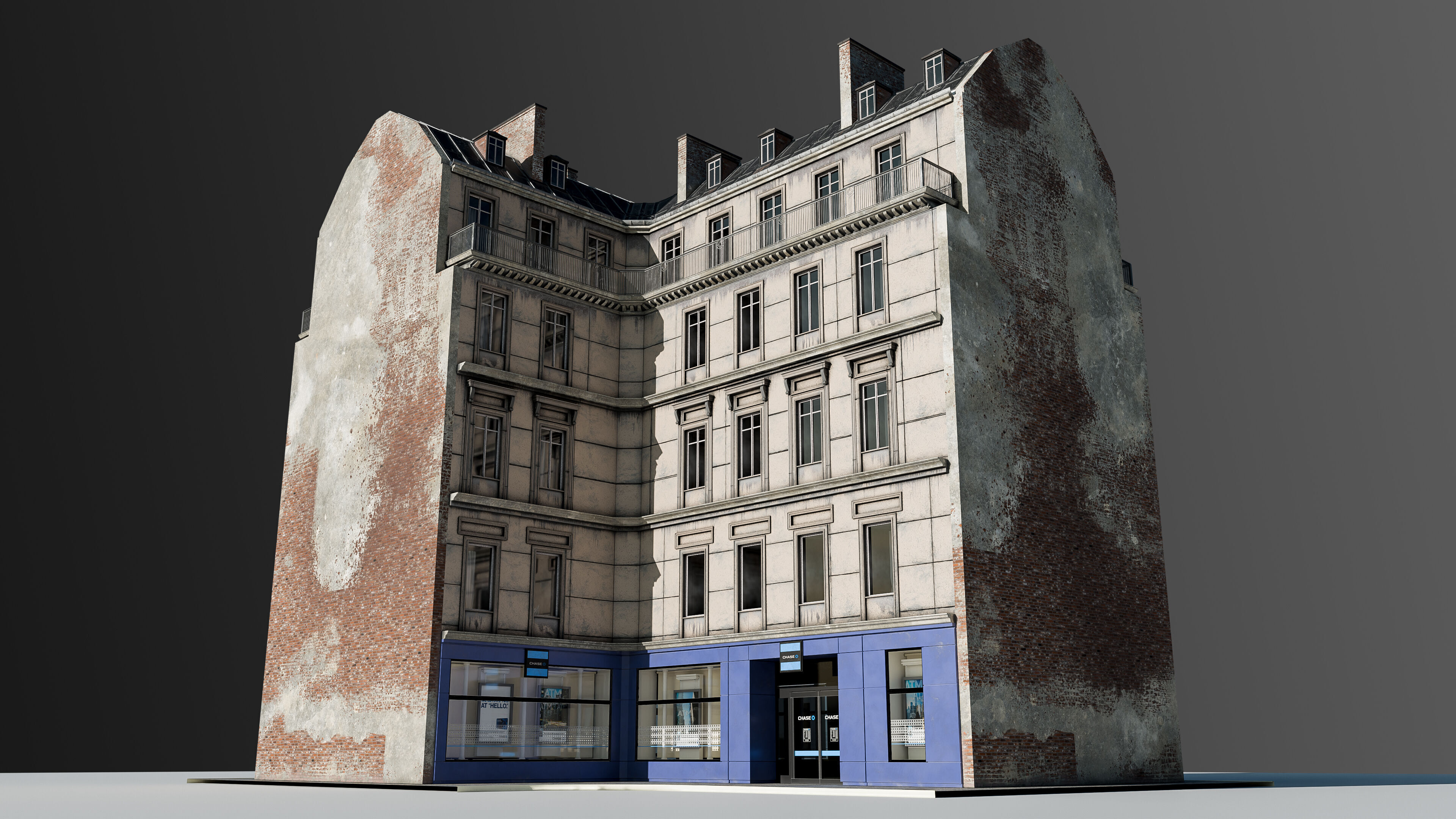 European Commercial Bank 3D model_9