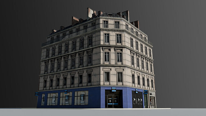 European Commercial Bank 3D model 2