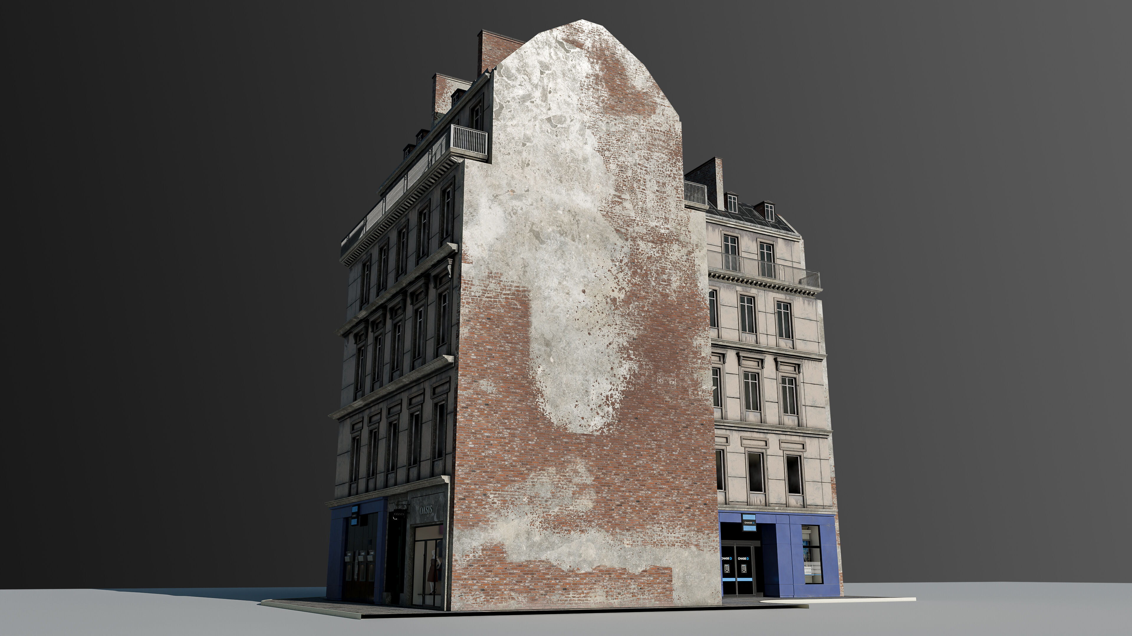 European Commercial Bank 3D model_4