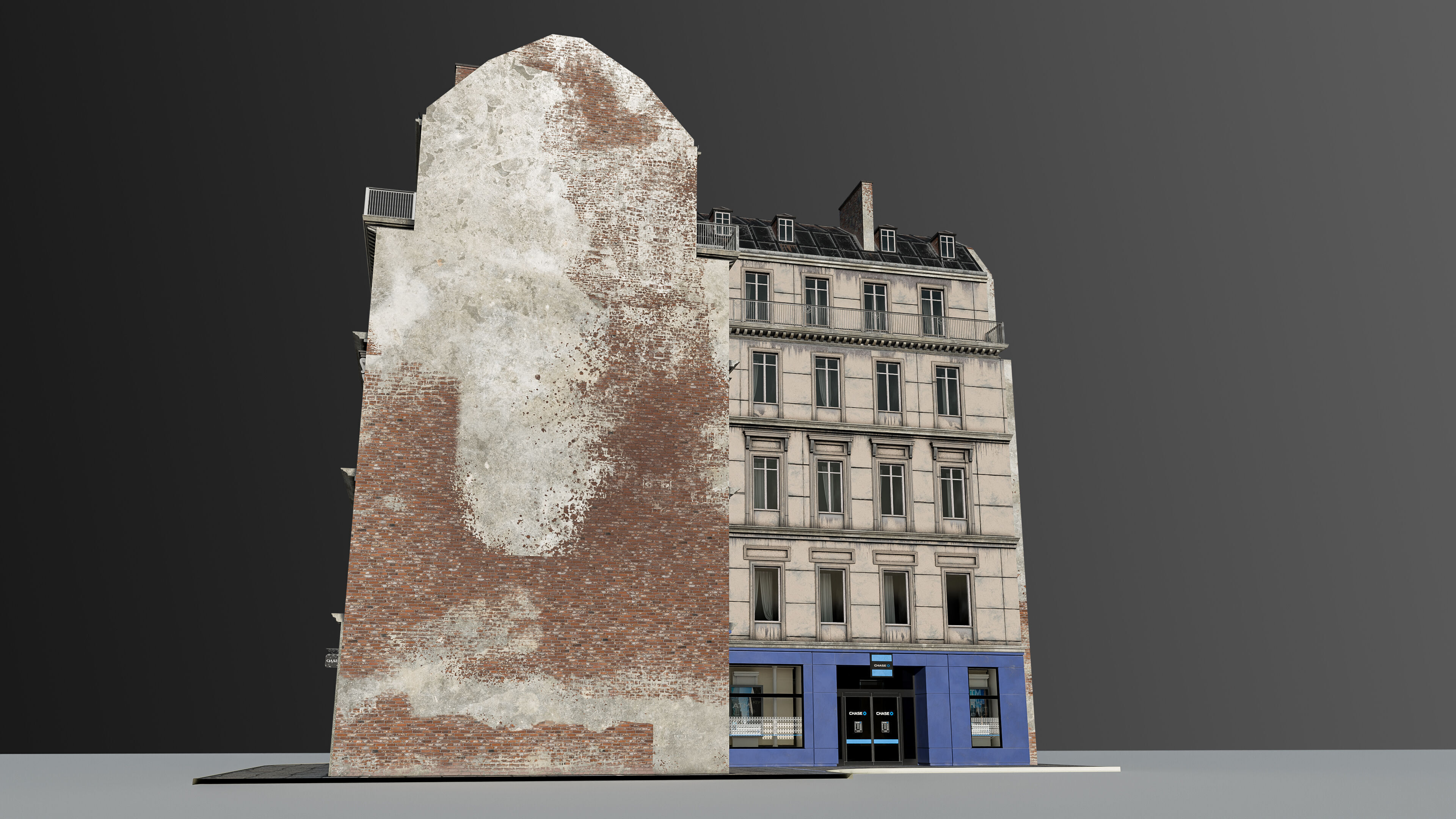 European Commercial Bank 3D model_5