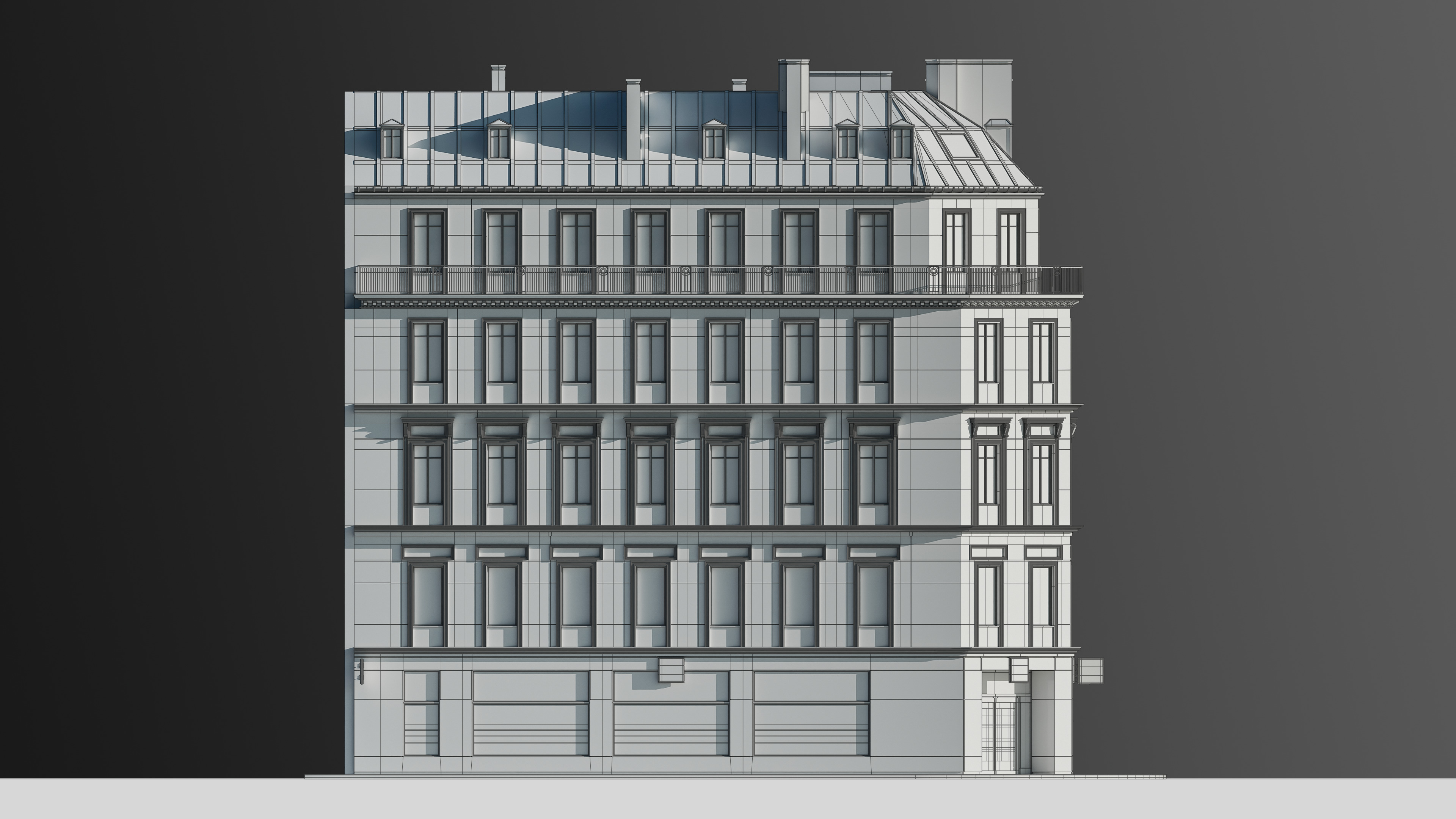 European Commercial Bank 3D model_26
