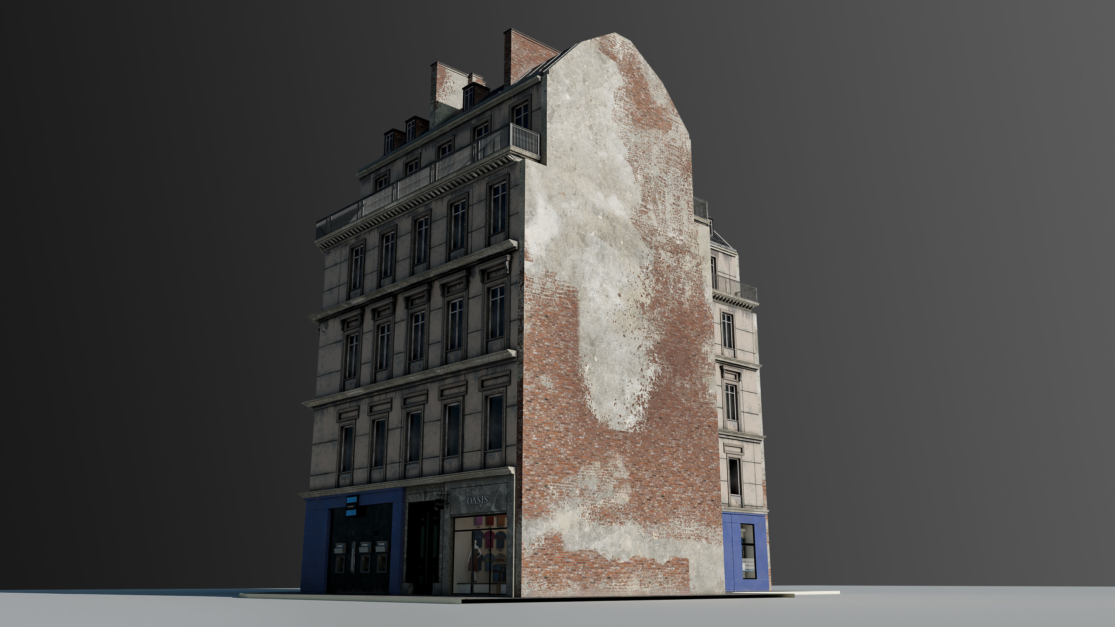 European Commercial Bank 3D model_3