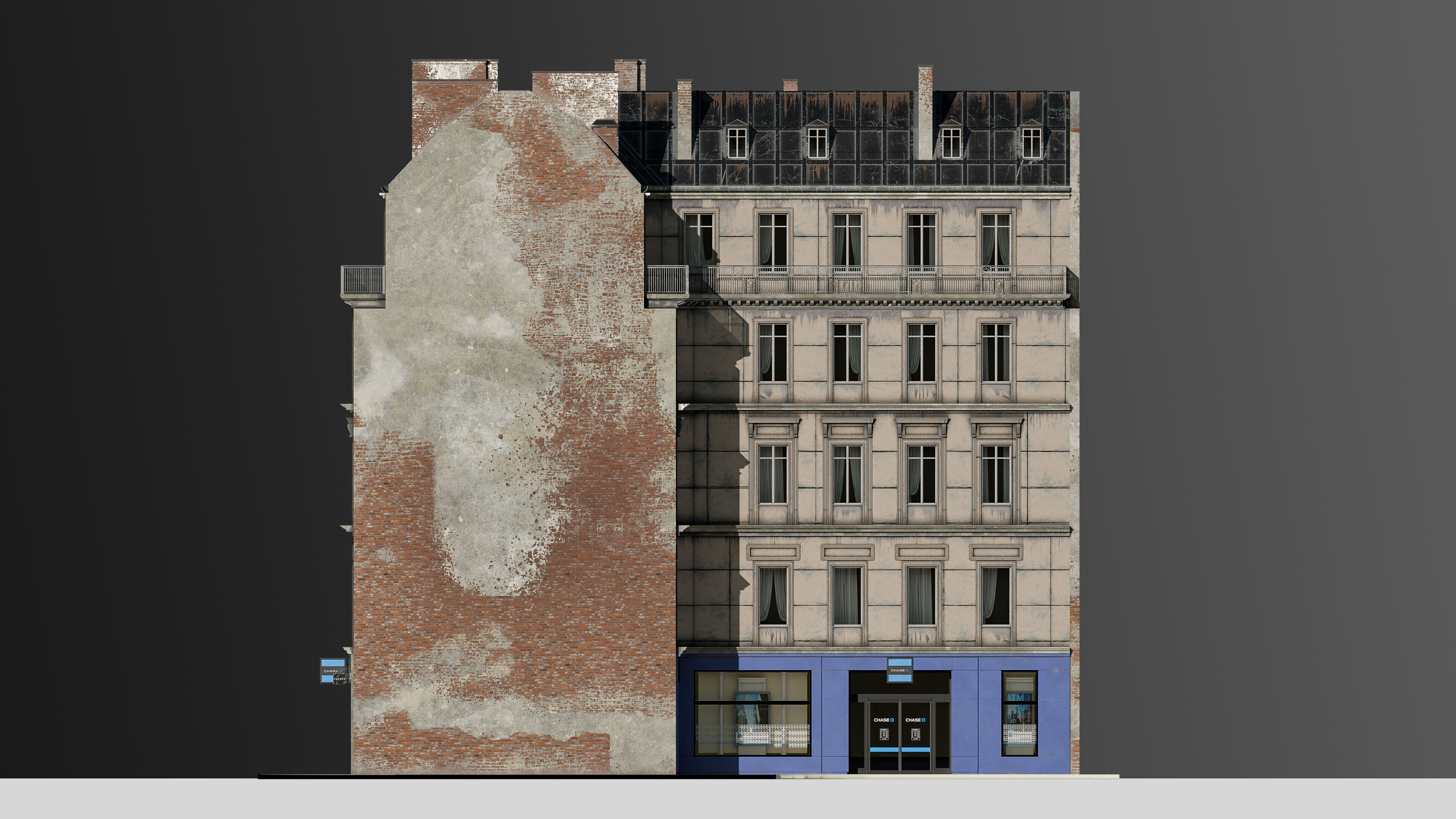 European Commercial Bank 3D model_29