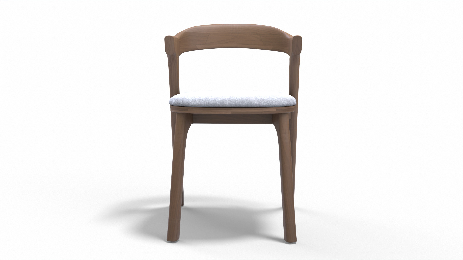 Modern Dining Table Low-poly 3D model_3