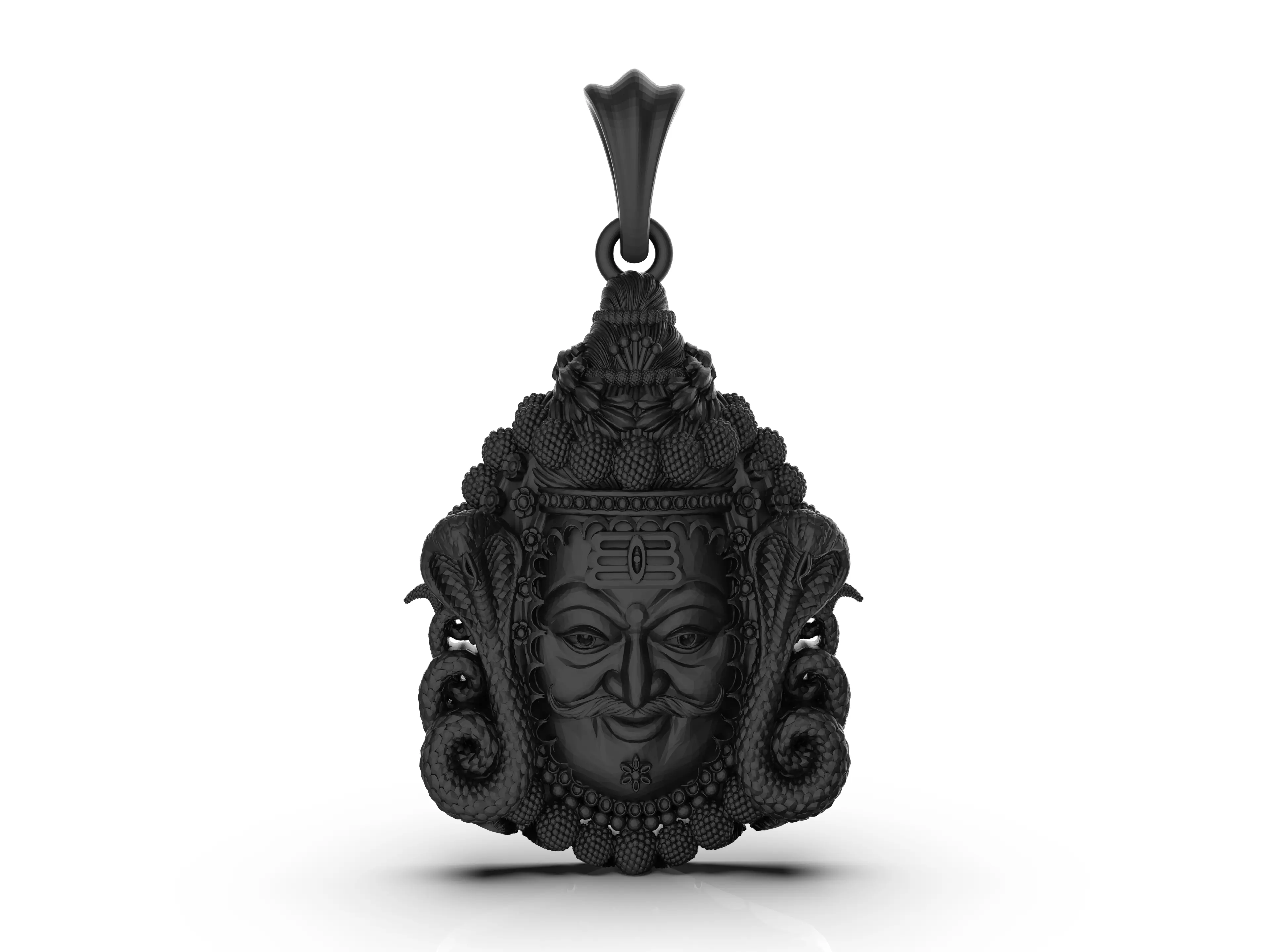 Mahakal pendant 3Dprint file-2 3D print model_0