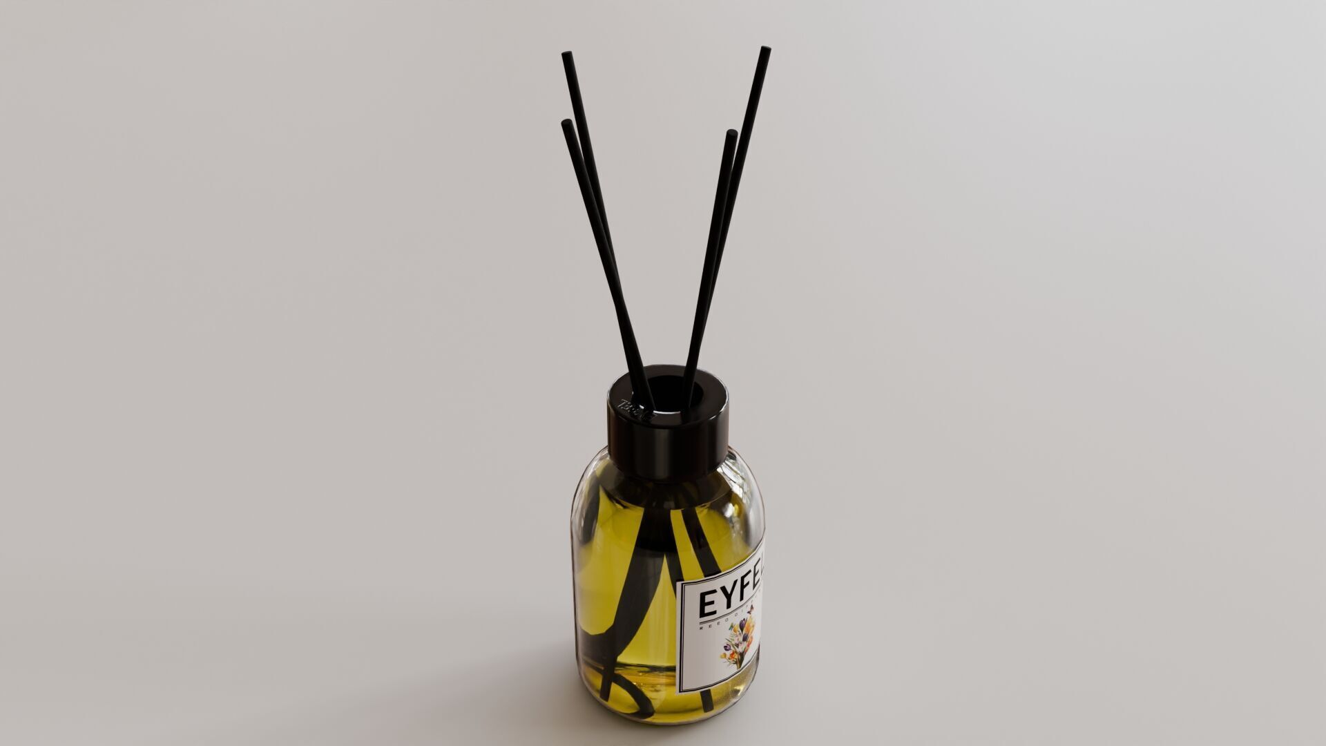 Eyfel Perfume Reed Diffuser Crocus Low-poly 3D model_30