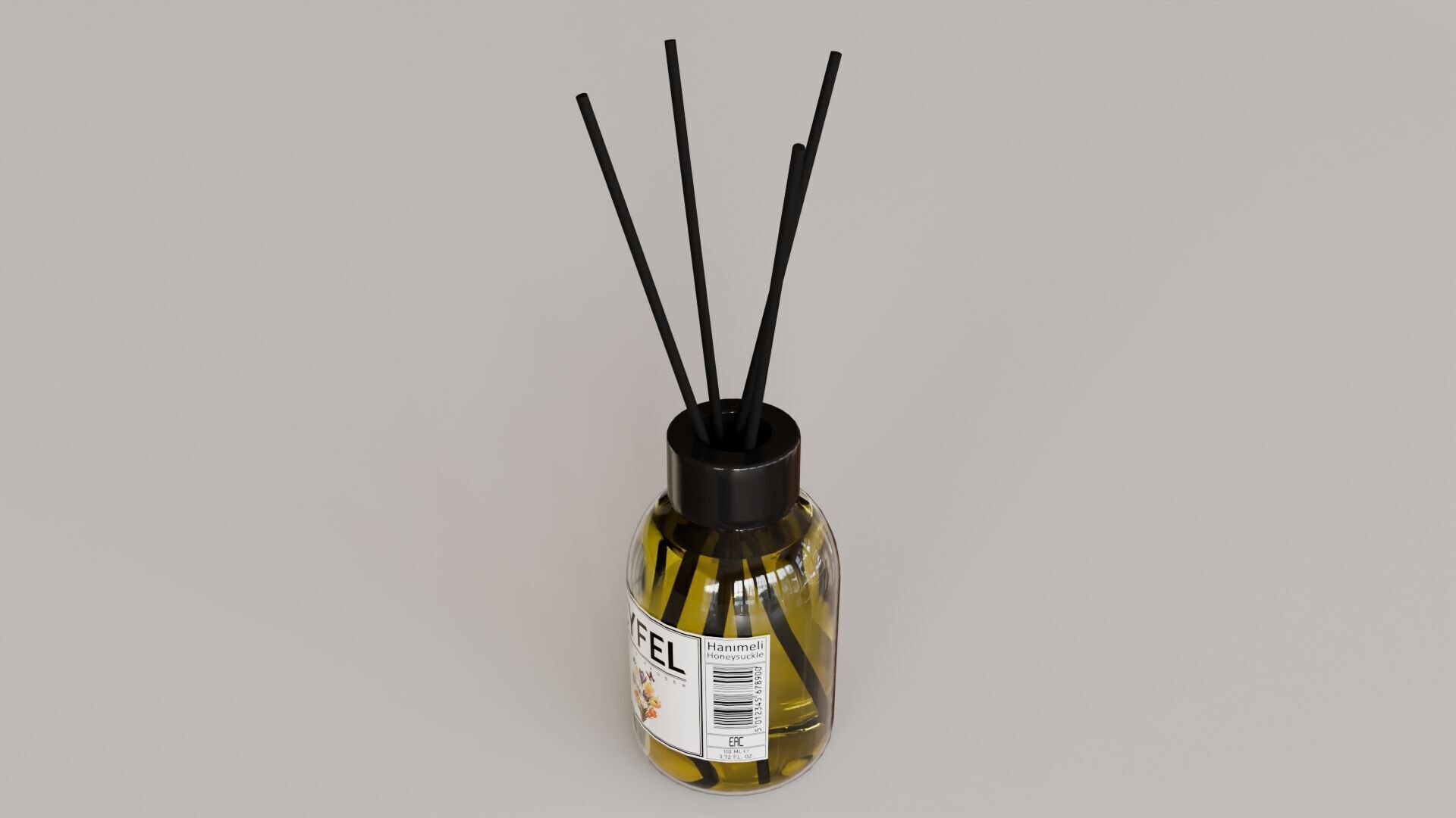 Eyfel Perfume Reed Diffuser Crocus Low-poly 3D model_14