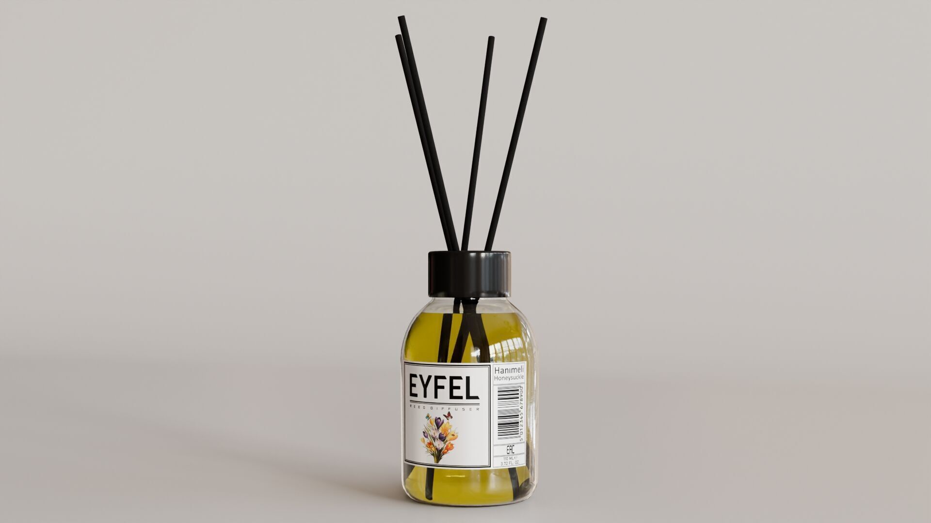 Eyfel Perfume Reed Diffuser Crocus Low-poly 3D model_1