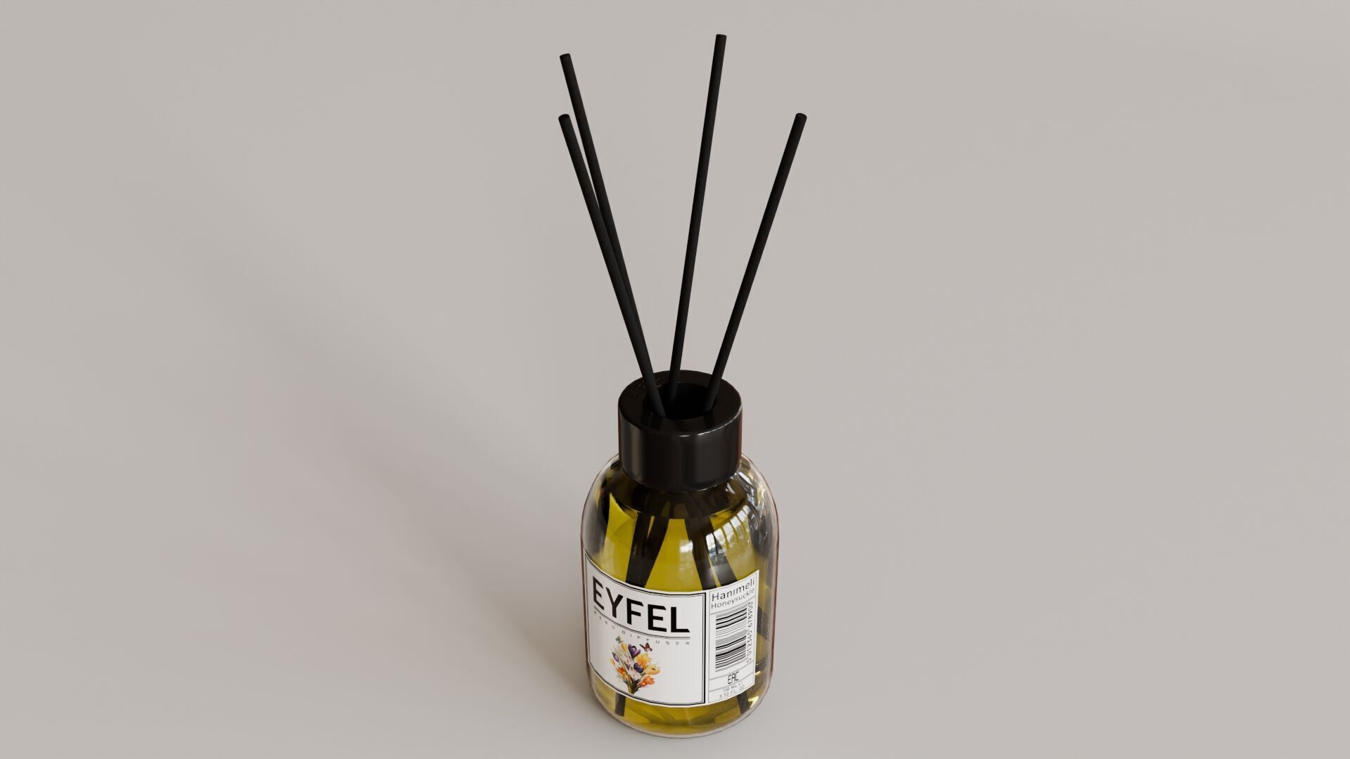 Eyfel Perfume Reed Diffuser Crocus Low-poly 3D model_12