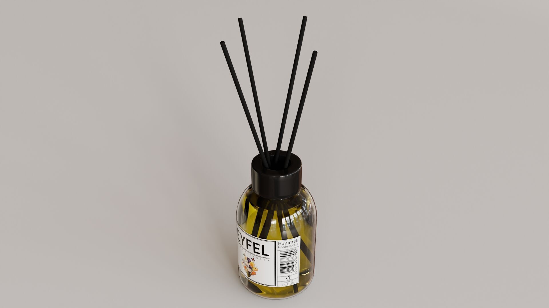 Eyfel Perfume Reed Diffuser Crocus Low-poly 3D model_13