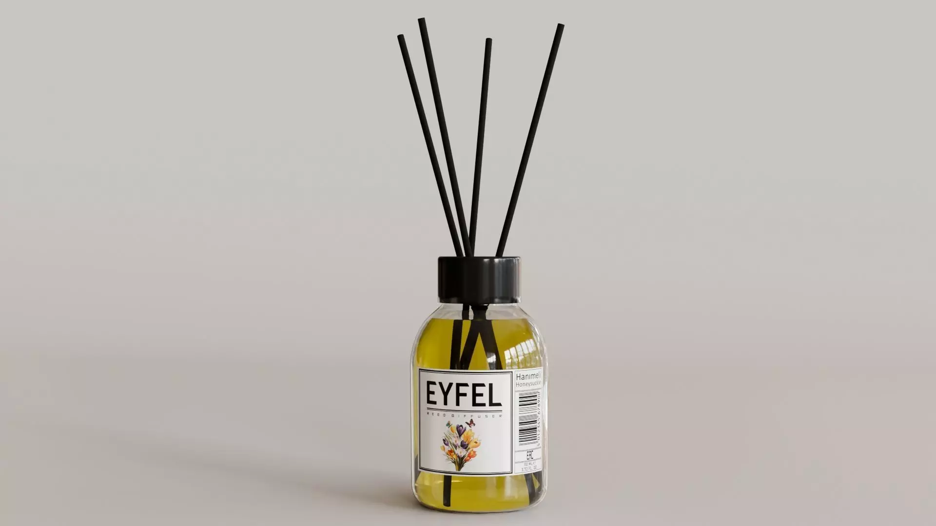 Eyfel Perfume Reed Diffuser Crocus Low-poly 3D model_0