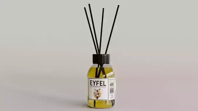 Eyfel Perfume Reed Diffuser Crocus Low-poly 3D model
