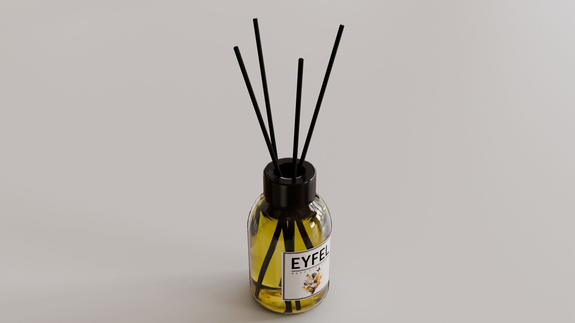 Eyfel Perfume Reed Diffuser Crocus Low-poly 3D model_31