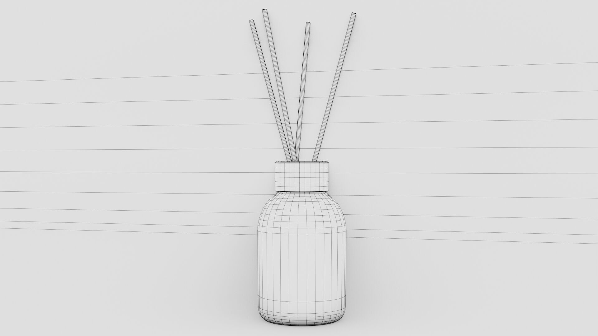 Eyfel Perfume Reed Diffuser Crocus Low-poly 3D model_9
