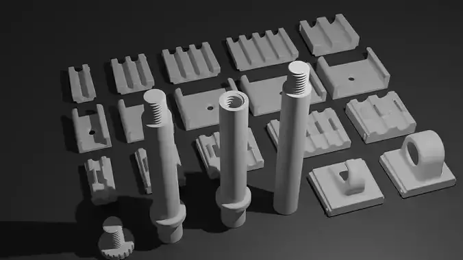 Minimalist Set Cable Organizer Clip