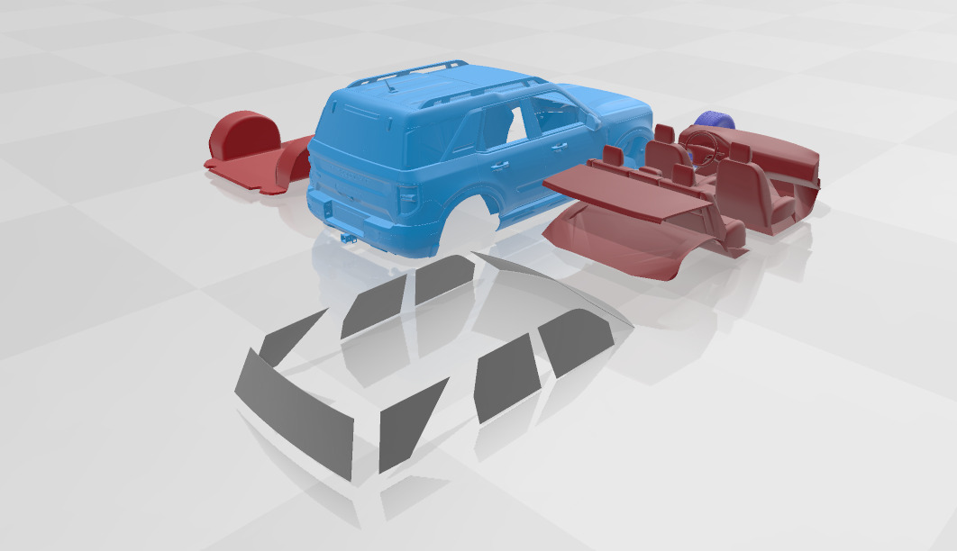 Bronco Sport 2025 - Separate Parts for 3D Printing 3D print model_5