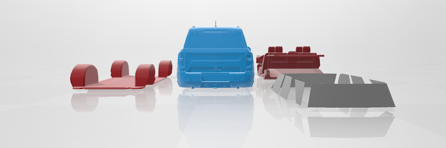 Bronco Sport 2025 - Separate Parts for 3D Printing 3D print model_4