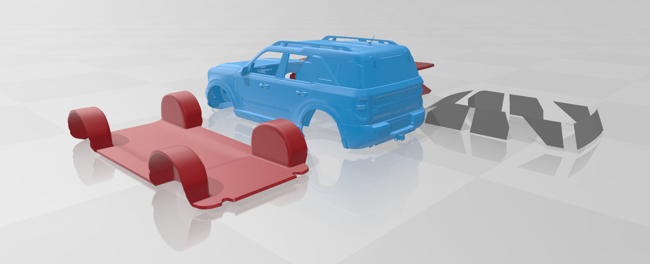 Bronco Sport 2025 - Separate Parts for 3D Printing 3D print model_3