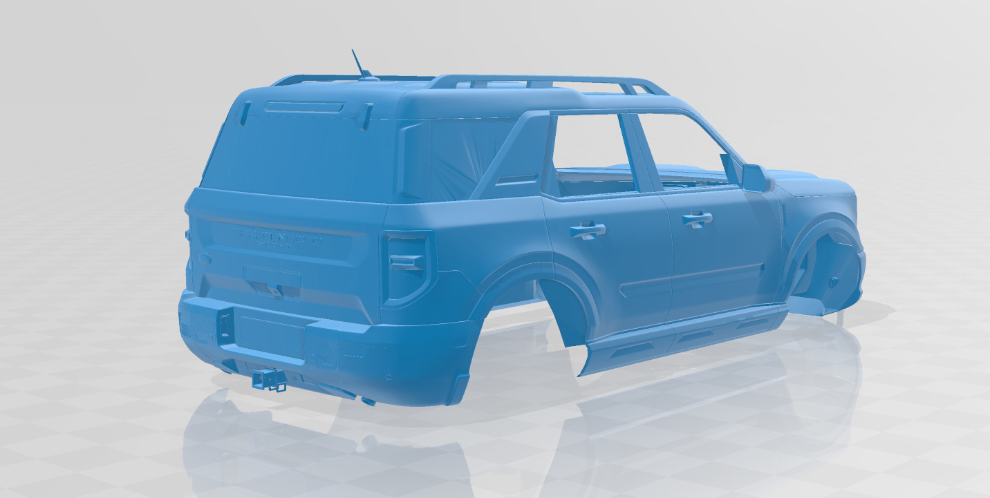 Bronco Sport 2025 - Body Car for 3D Printing 3D print model_4