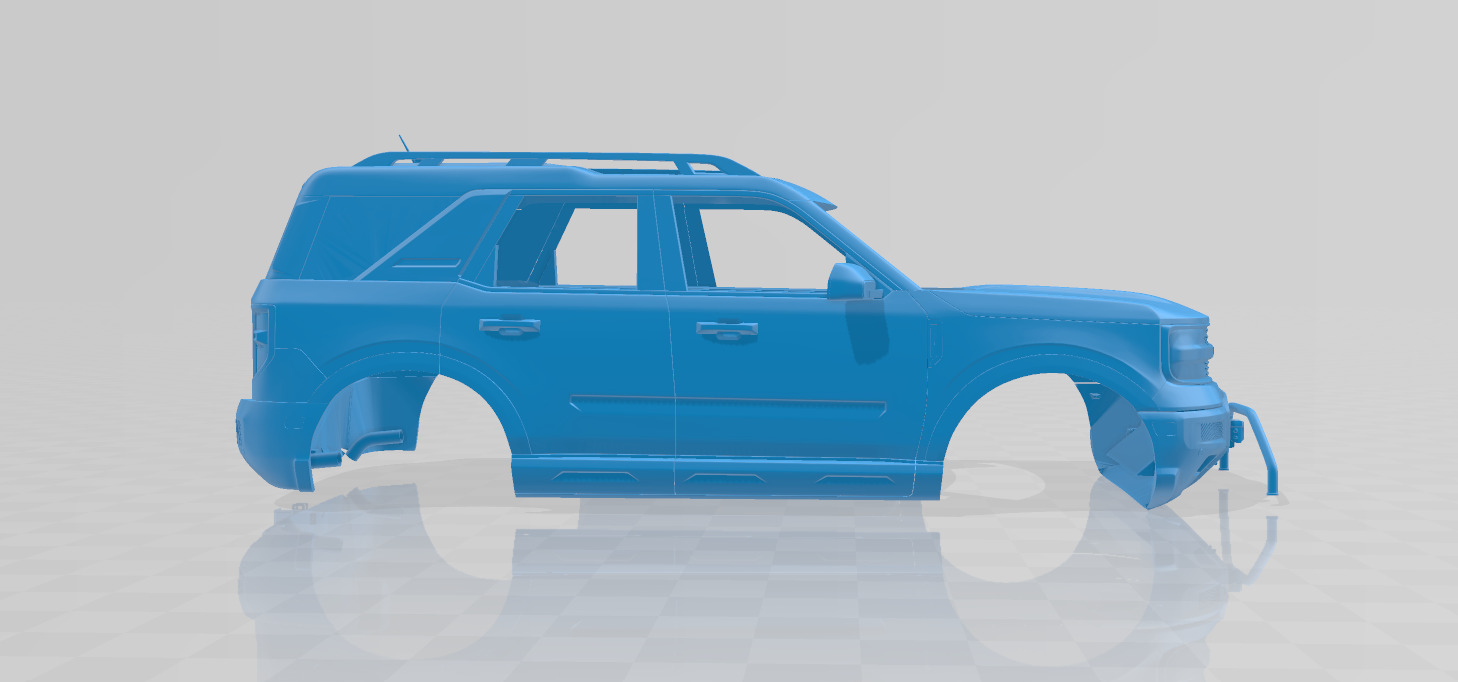 Bronco Sport 2025 - Body Car for 3D Printing 3D print model_5