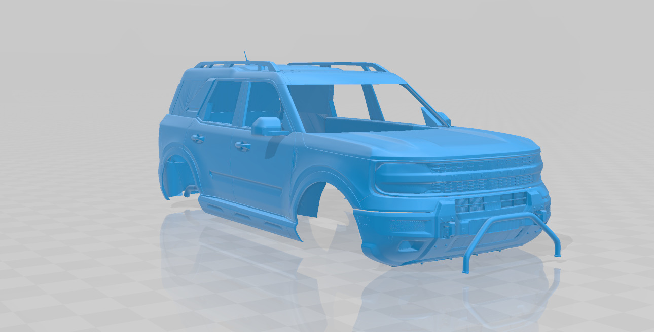 Bronco Sport 2025 - Body Car for 3D Printing 3D print model_6
