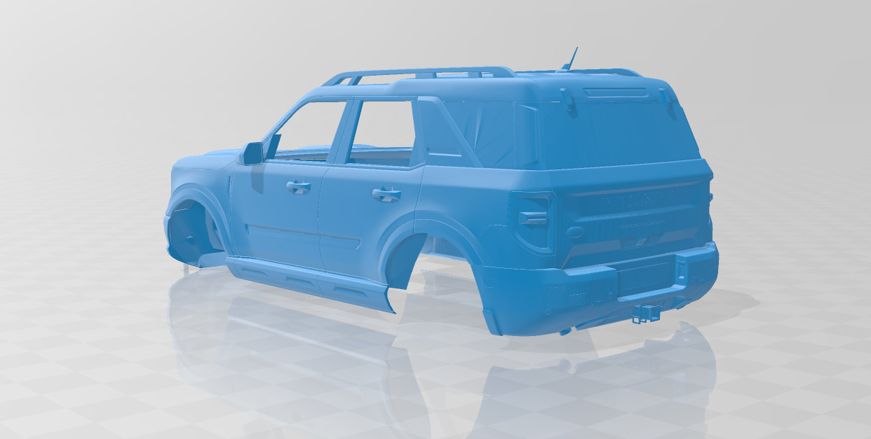 Bronco Sport 2025 - Body Car for 3D Printing 3D print model_2