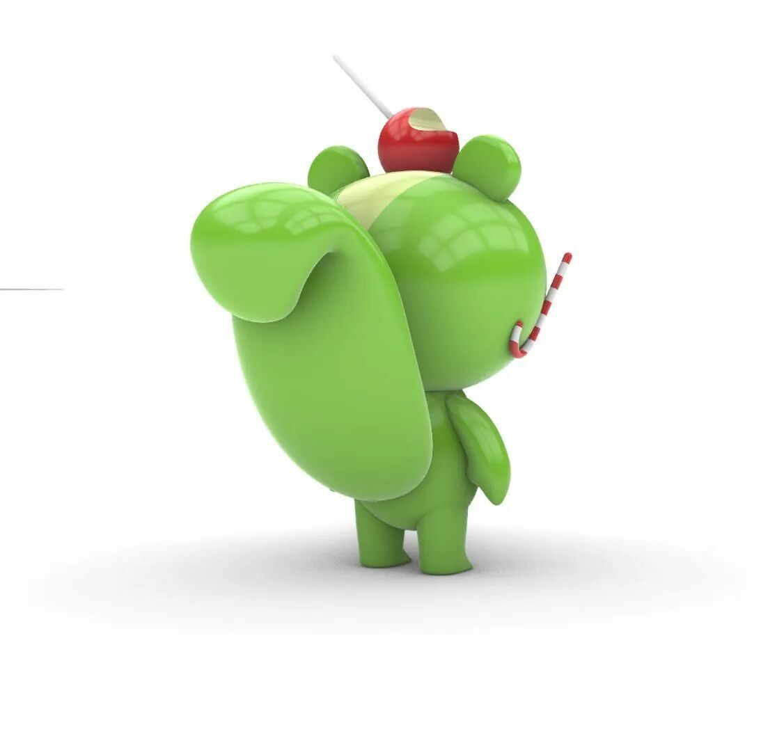 Happy Tree Friends Nutty 3D Model STL File 3D print model_4