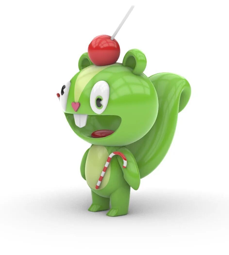 Happy Tree Friends Nutty 3D Model STL File 3D print model_1
