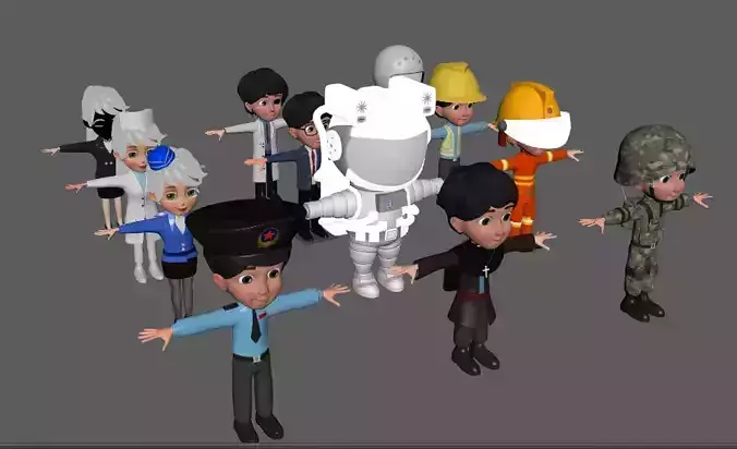 Stylish social personnel