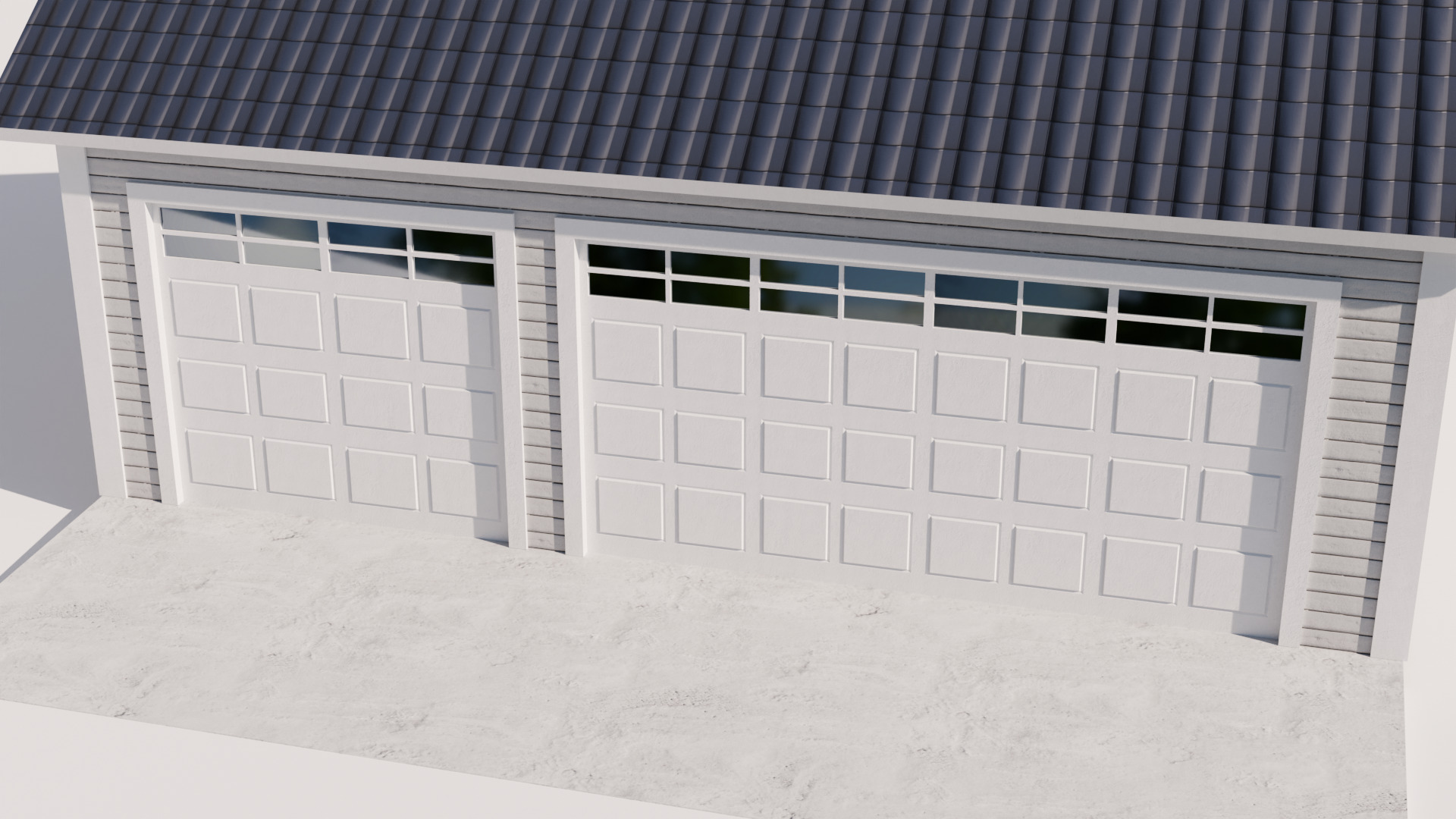 Cottage Houses Collection 1 Low-poly 3D model_22