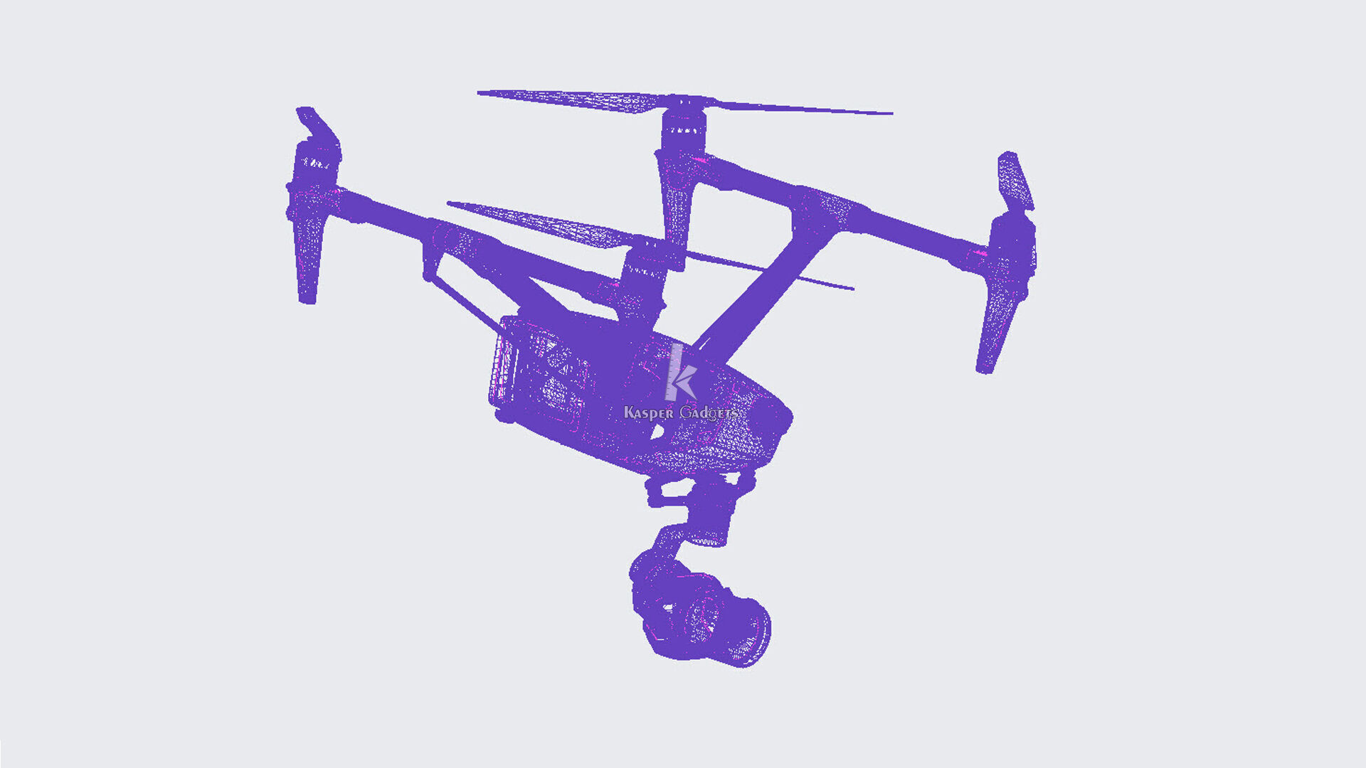 DJI Inspire 3 3D model 3D print model_11