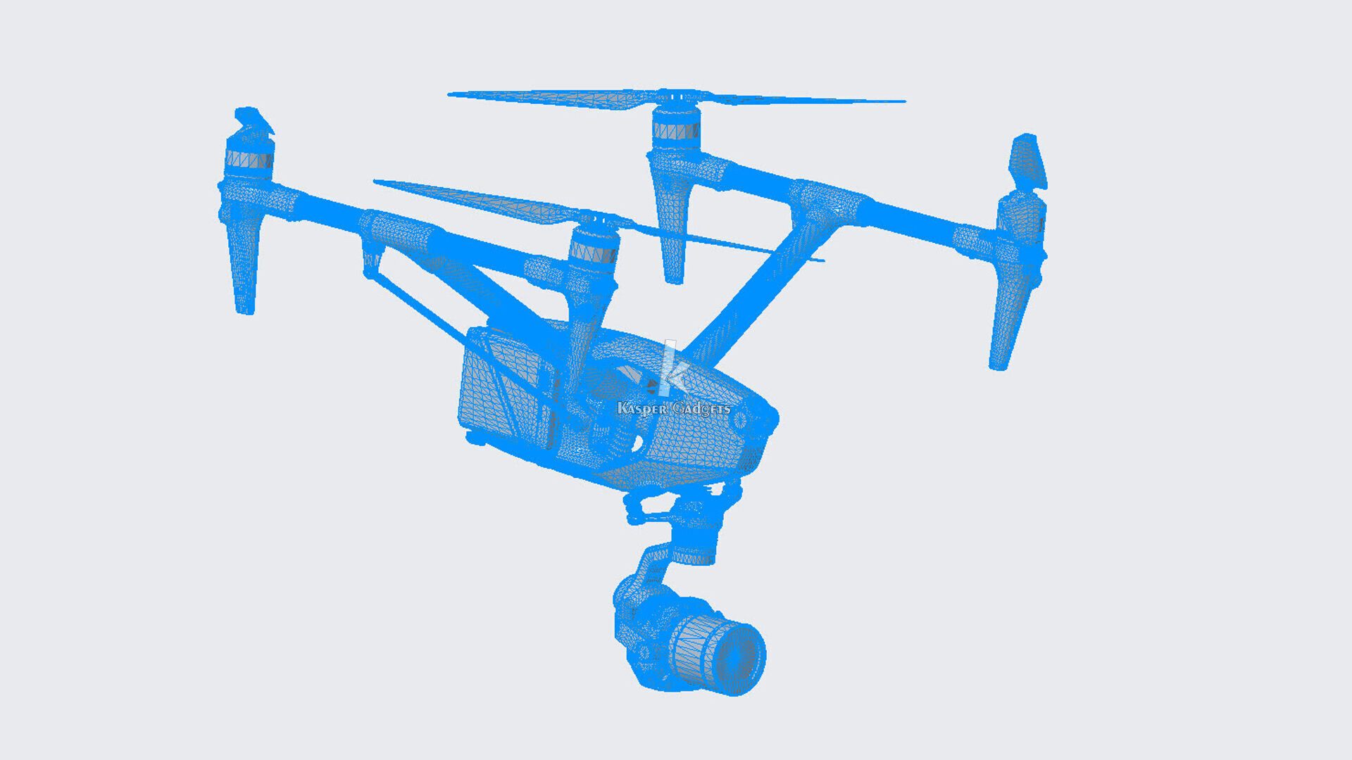 DJI Inspire 3 3D model 3D print model_8