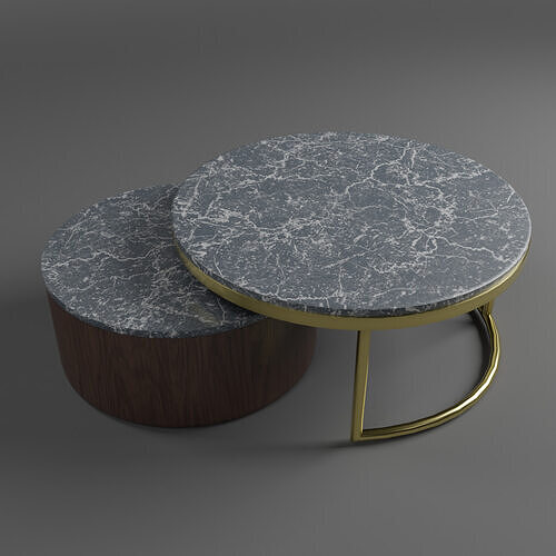 Coffee Table Low-poly 3D model