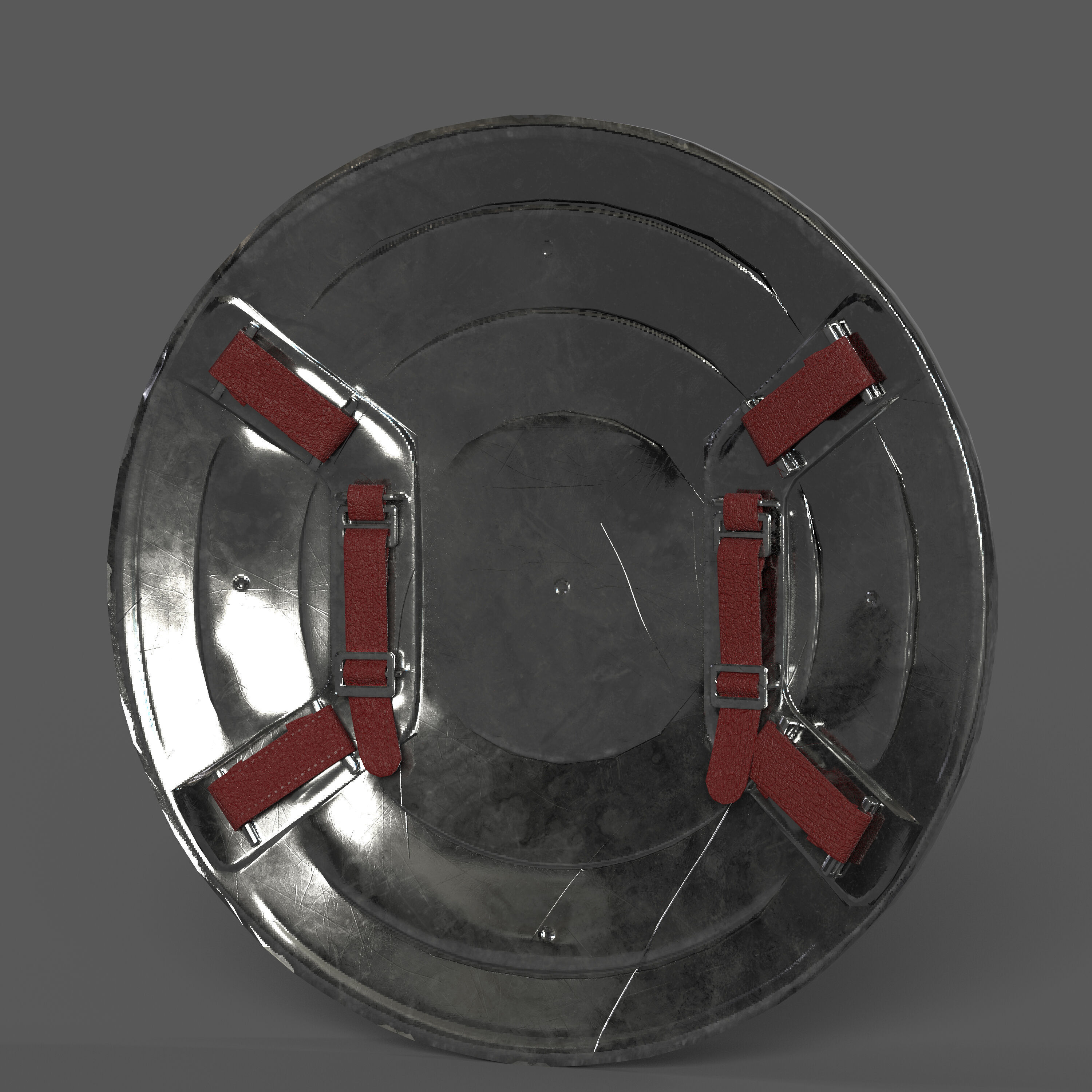 Thor Mjolnir and Captain America Shield Low-poly 3D model_2