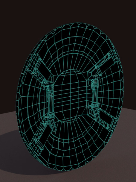 Thor Mjolnir and Captain America Shield Low-poly 3D model_7