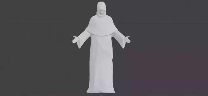 Melitele Hag Statue - High Res 3D Print ready 