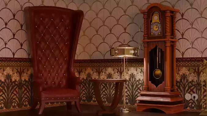 Antique Grandfather Clock