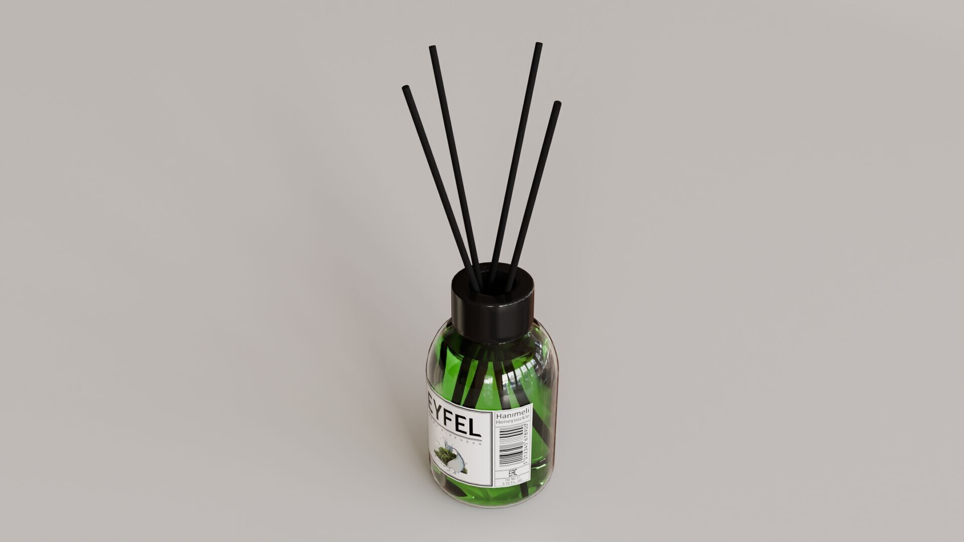 Eyfel Perfume Reed Diffuser Seaweed Low-poly 3D model_12