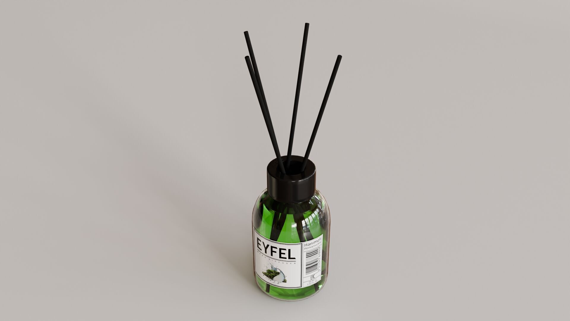 Eyfel Perfume Reed Diffuser Seaweed Low-poly 3D model_19