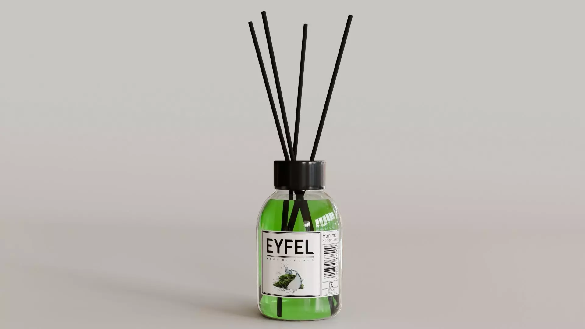 Eyfel Perfume Reed Diffuser Seaweed Low-poly 3D model_0
