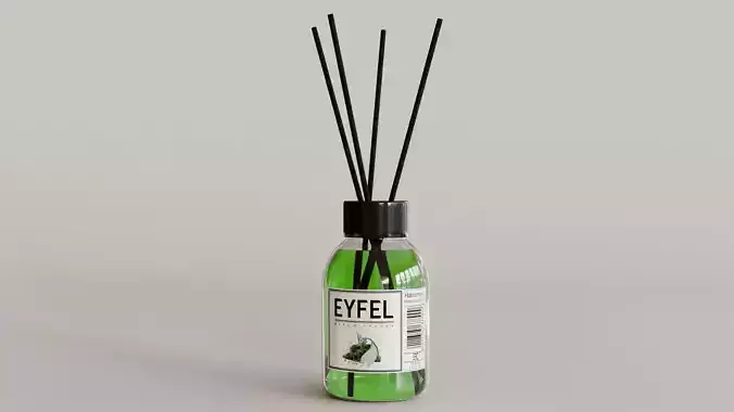 Eyfel Perfume Reed Diffuser Seaweed Low-poly 3D model