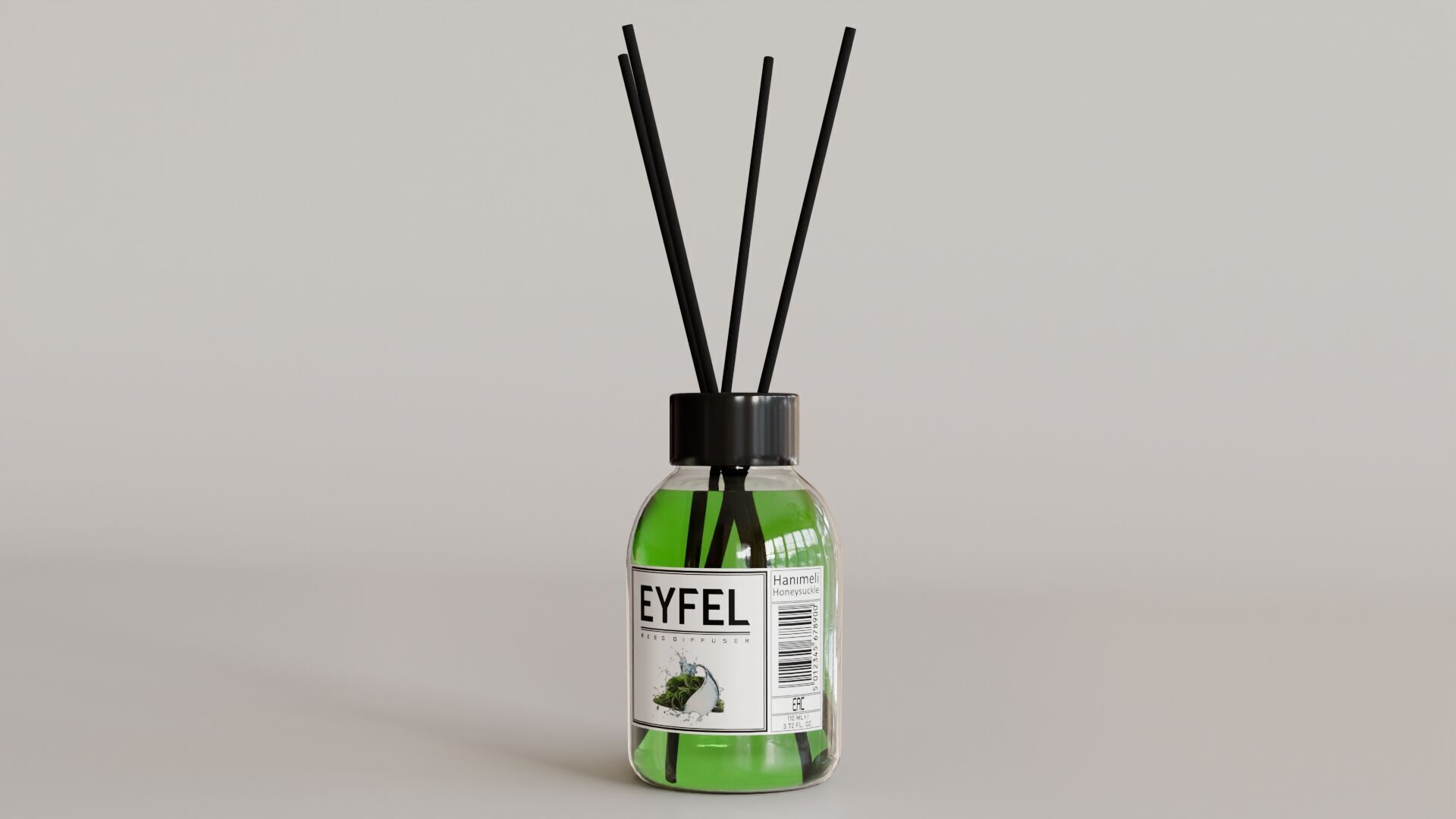 Eyfel Perfume Reed Diffuser Seaweed Low-poly 3D model_1